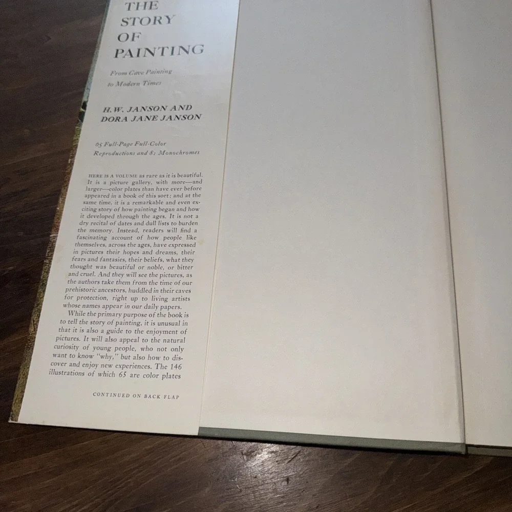 The Story of Painting Janson Hardcover book Coffee Table
